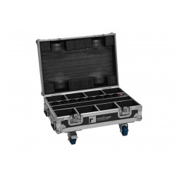 ROADINGER Flightcase 8x AKKU Mini IP UP-4 QCL Spot MK2 with charging function